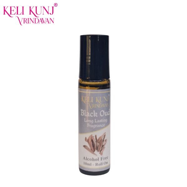 Keli Kunj Black Oud Attar | 100% Pure Quality Roll On 10ml 100% Alcohol Free 48 Hours Long Lasting