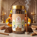 Keli Kunj Chandan Dhoop Sticks Cow Dung & Herbal Dhoop Charcoal-Free & Paraben-Free panchagavya dhoop