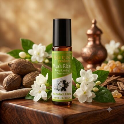 Keli Kunj Musk Rizali Attar 10ml | Roll-On 100% Alcohol Free Long Lasting Fragrance