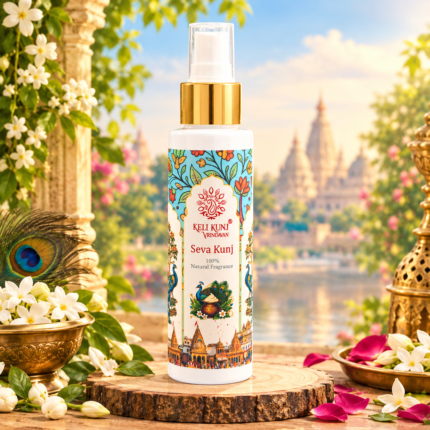 Keli Kunj Seva Kunj Perfume Spray 100ml | 100% Alcohol-Free Natural Fragrance for Thakur Ji Seva, Room & Car