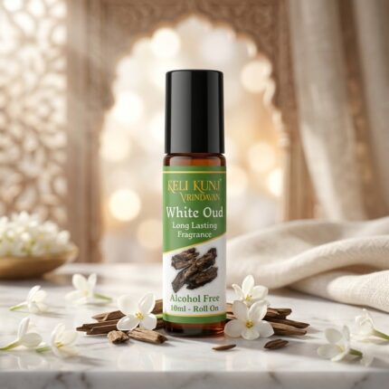 Keli Kunj White Oud Attar 10ml | Roll-On 100% Alcohol Free Long Lasting Fragrance