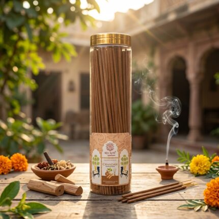 Keli Kunj Chandan Panchgavya Agarbatti 250 g cow dung incense sticks